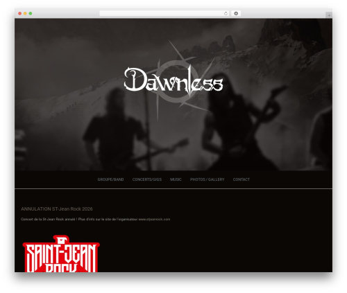 Treeson WordPress theme - dawnless.com
