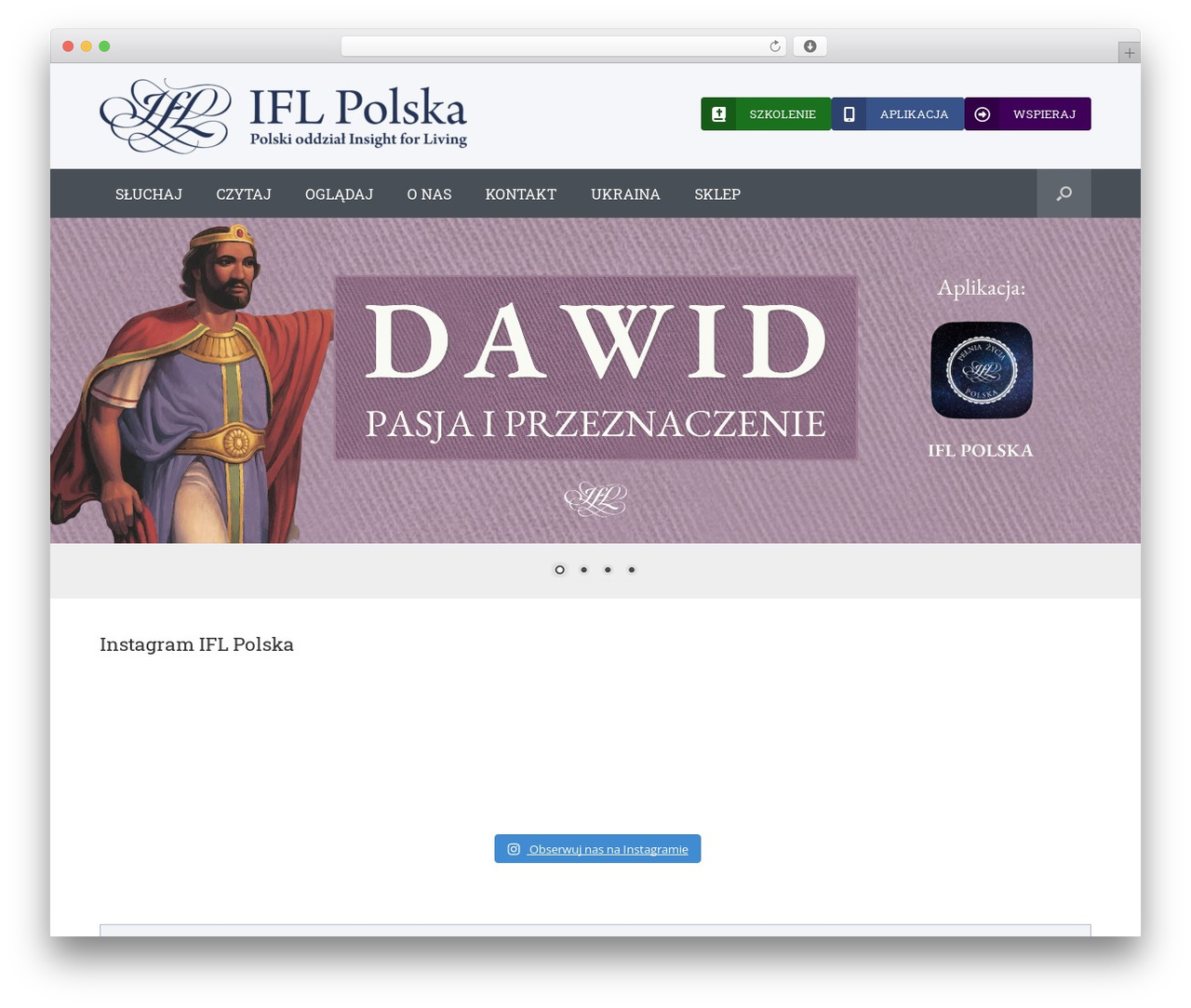 IFL Vantage theme WordPress - iflpolska.pl