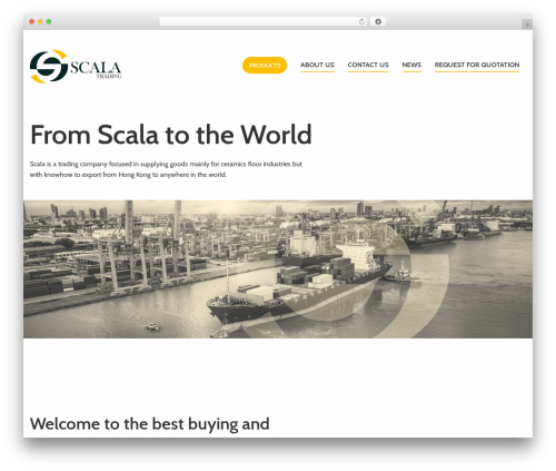 W2Z - DevTheme WordPress theme - scalatrading.com