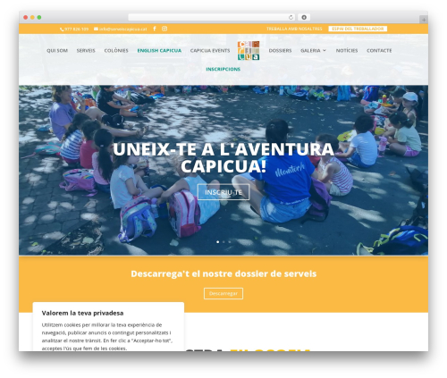 WordPress theme Divi - serveiscapicua.cat