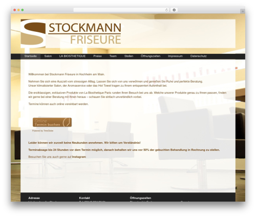 WordPress theme GeneratePress - stockmann-friseure.de