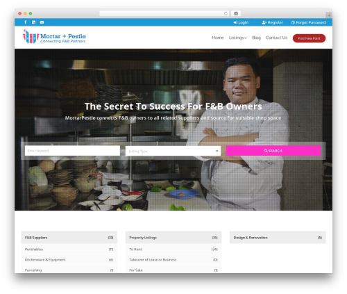 WordPress theme Pointfinder - mortarpestlesg.com