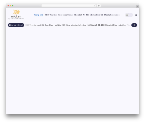 Blogsy WordPress theme - miai.vn Blogsy WordPress theme - miai.vn