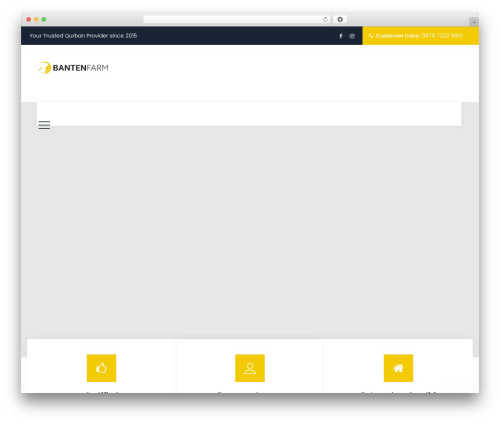 Boldman WordPress theme - bantenfarm.com