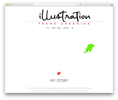 Create WordPress theme - frankurbaniak.com