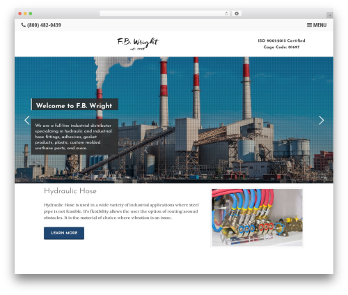 FB Wright WordPress theme - fbwright.com