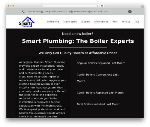 Halfdata green forms WordPress plugin - smart-plumb.co.uk