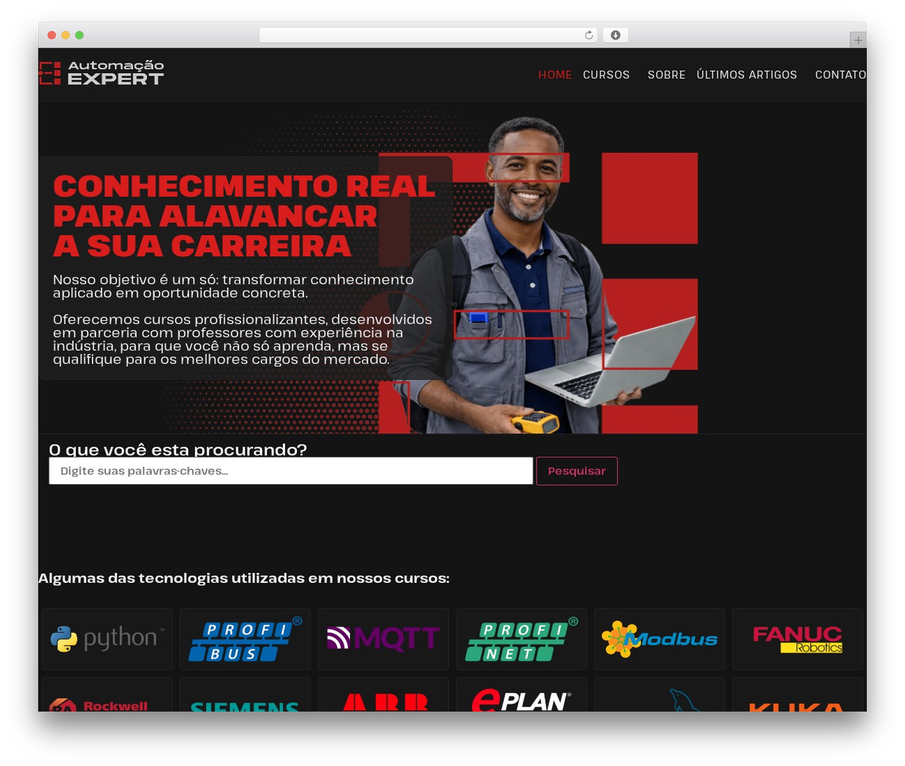 Hello Elementor WordPress theme - automacaoexpert.com