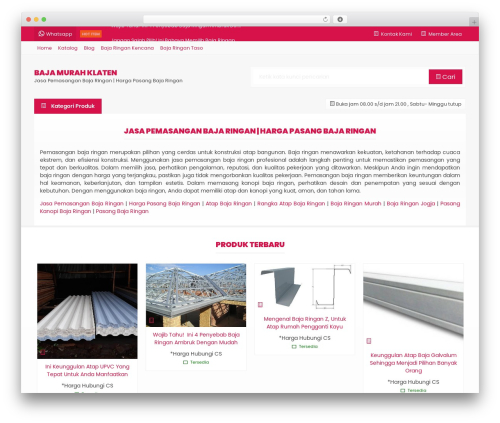 Lapax WordPress theme design - bajamurahklaten.com