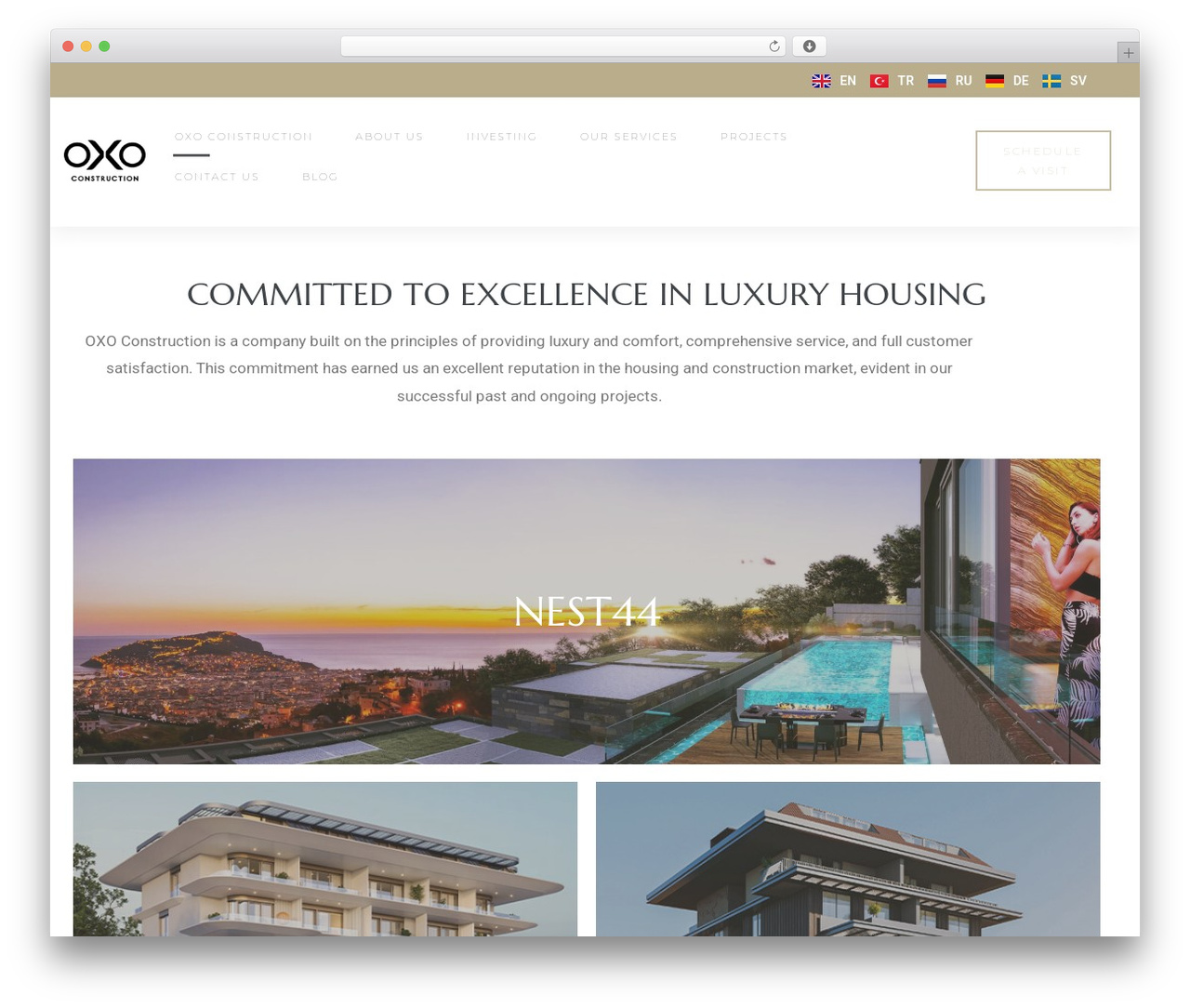MaisonCo WordPress theme - oxoconstruction.com