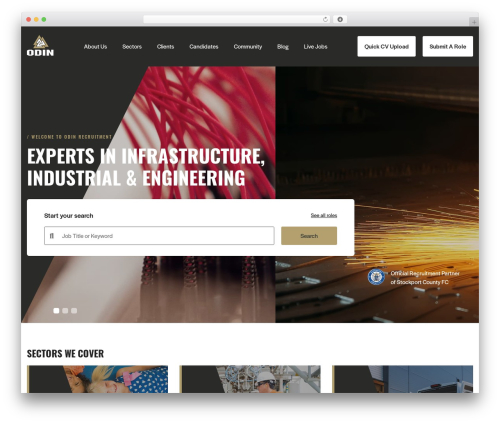 Platform81 Theme theme WordPress - odinrecruitment.co.uk