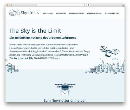 Sky Limits WordPress theme - skylimits.info
