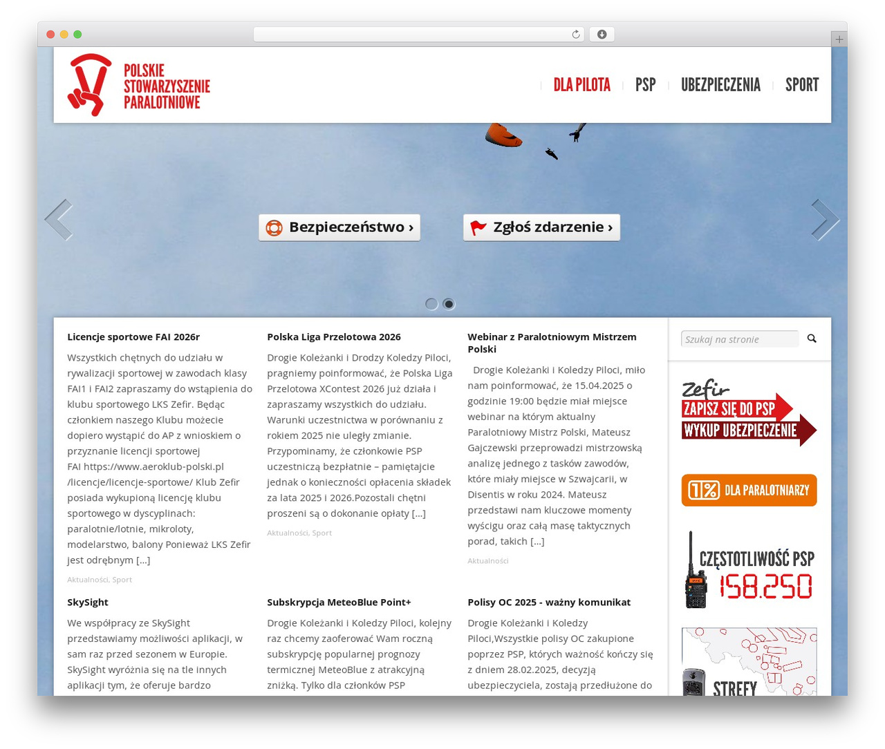 Time theme WordPress - psp.org.pl