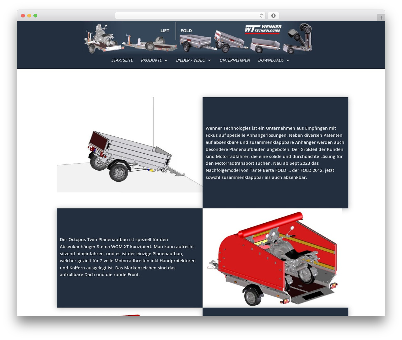 WordPress theme Divi - wenner-technologies.de