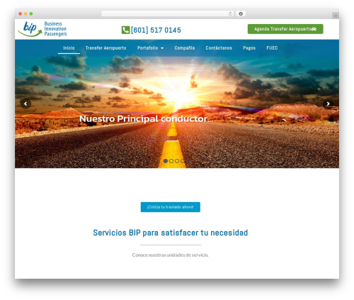WordPress theme StartFlow - biptransportes.com