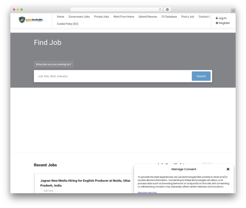 Regions for WP Job Manager (wp-job-manager-locations) free WordPress plugin - sarkariresults360.in