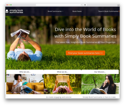 Book Review Block (book-review-block) free WordPress plugin - simplybooksummaries.com