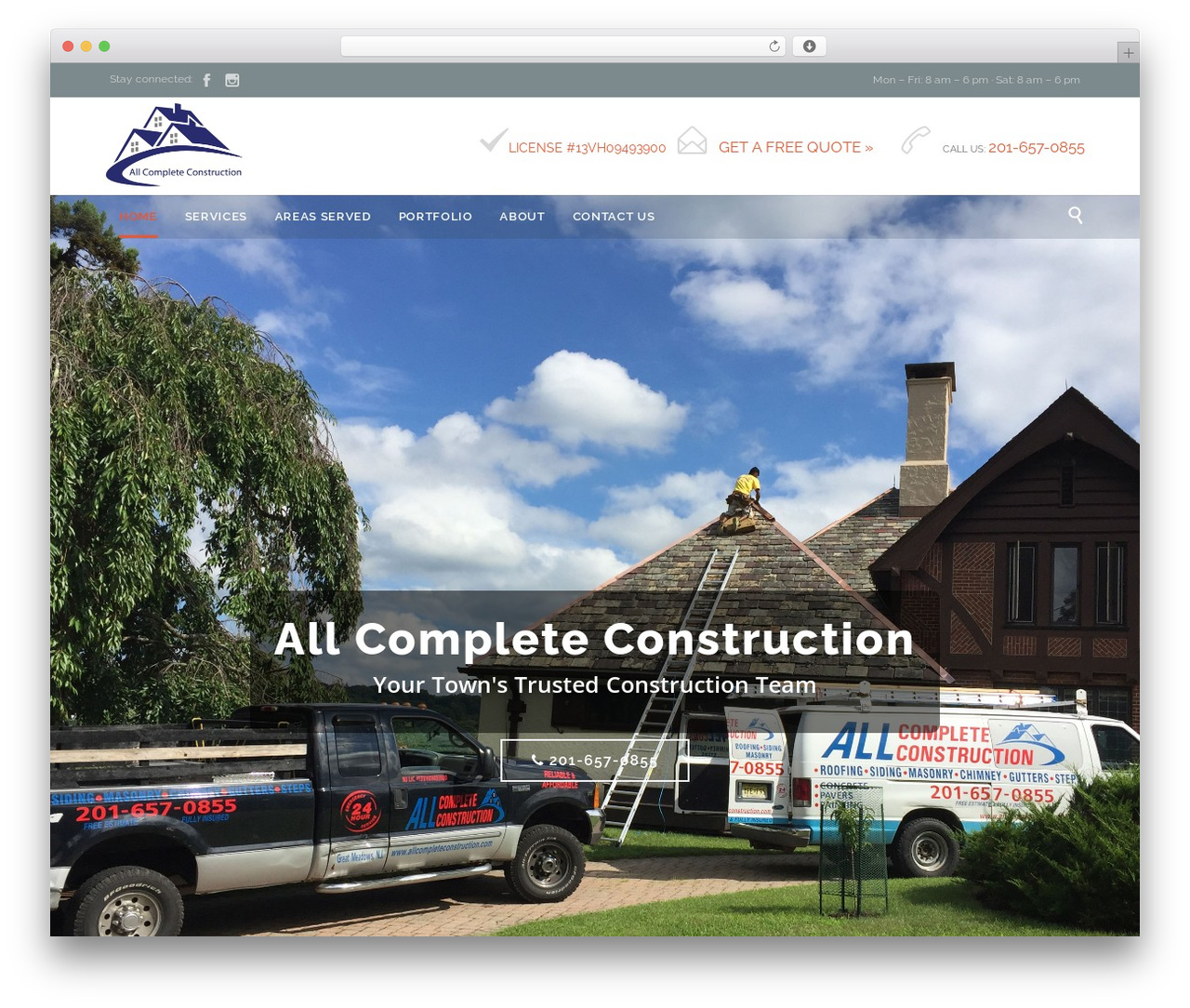 Construction WordPress theme - allcompleteconstruction.com