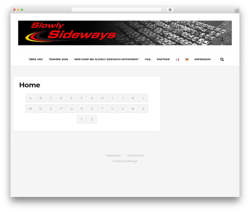 Alphalisting WordPress plugin - slowlysideways.de