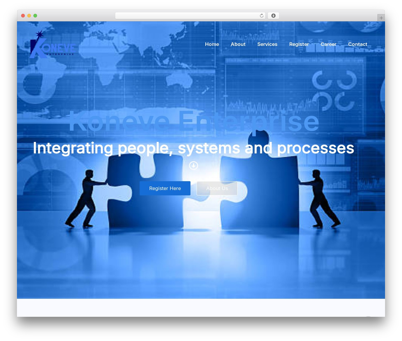 Responsive theme WordPress - koneveenterprise.com