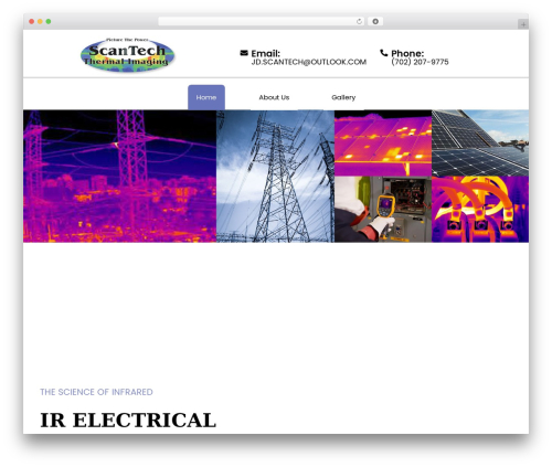 Scantech WordPress theme - scantechthermalimaging.com