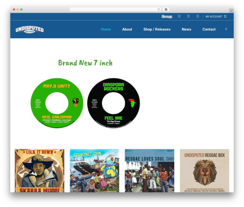 Solala WordPress theme design - undisputedrecords.com