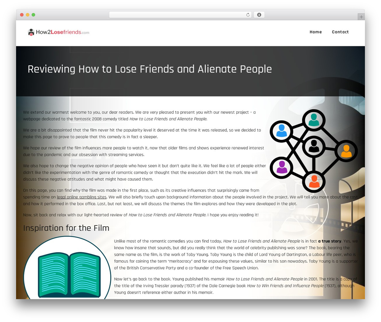 Teczilla theme WordPress - how2losefriends.com
