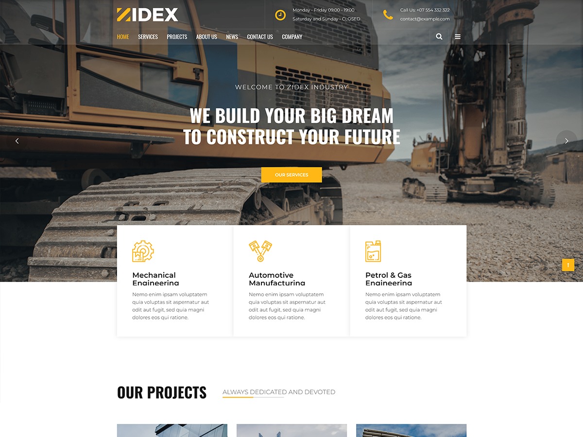 Theme WordPress Zidex