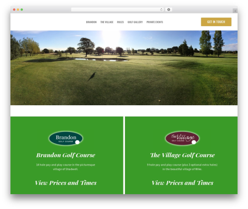 Triompher WordPress theme - brandonandthevillagegolfcourses.co.uk