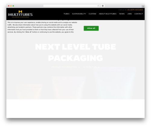 WordPress theme Multitubes - multitubes.com