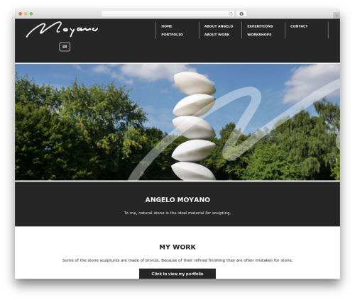 WordPress theme Widescreen - angelomoyano.com