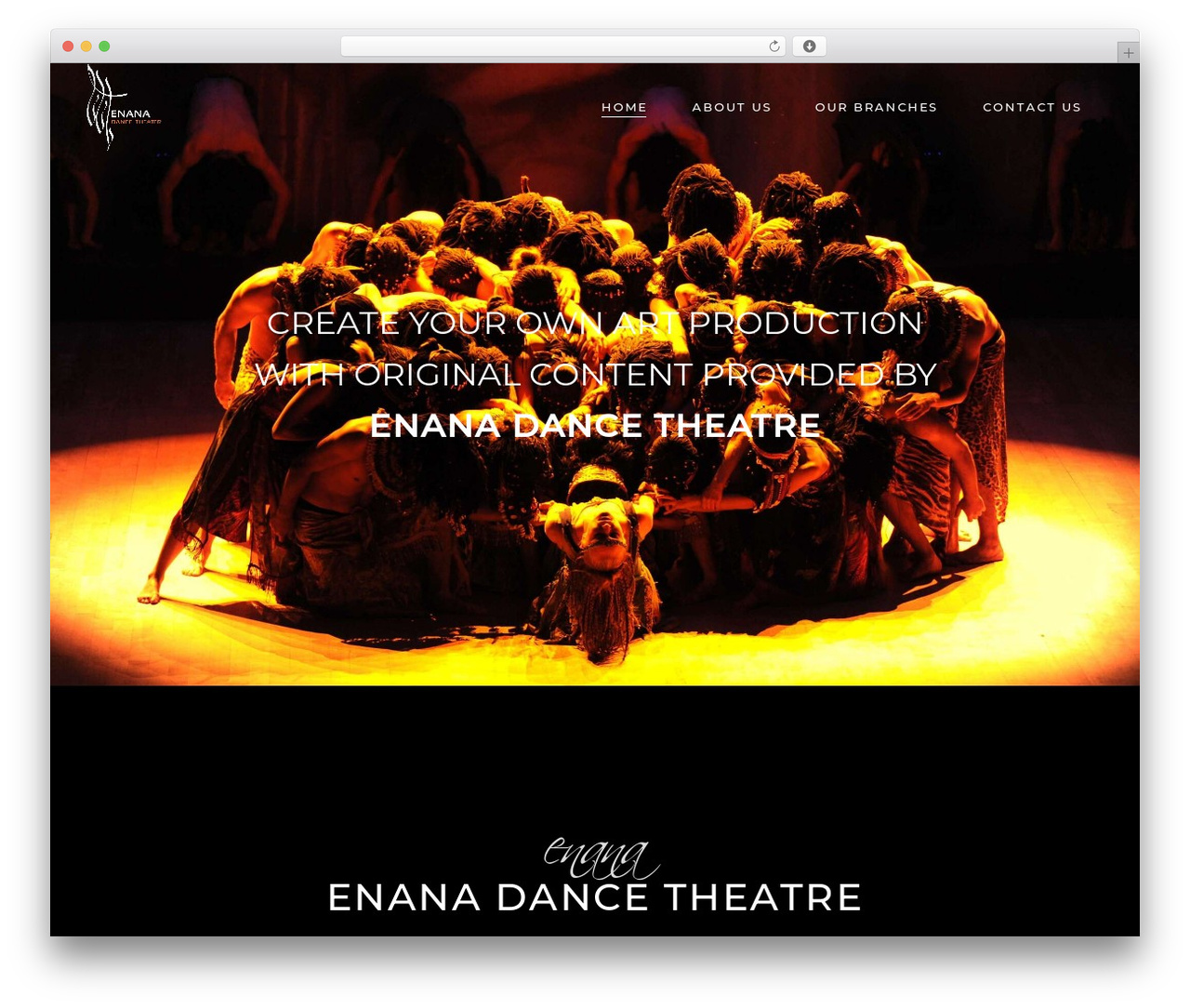 WordPress theme Arabesque - enanadance.com