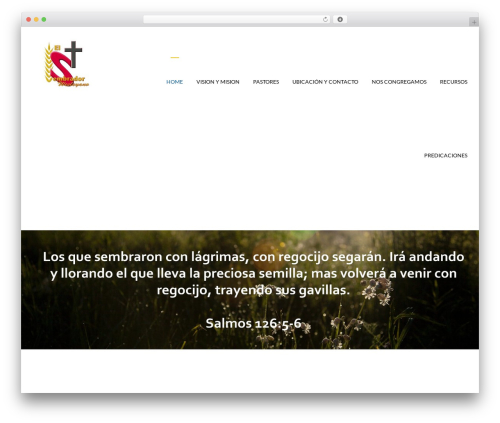 WordPress theme ExodosWP - miiglesiaelsembrador.com