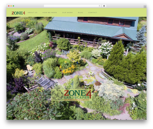 Architect garden WordPress theme - zone4landscapes.com