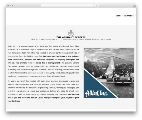 Builder premium WordPress theme - alliedincmn.com