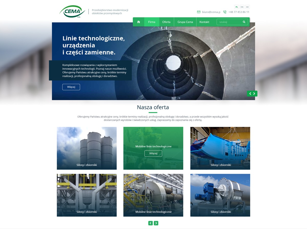 CEMA Template WordPress theme