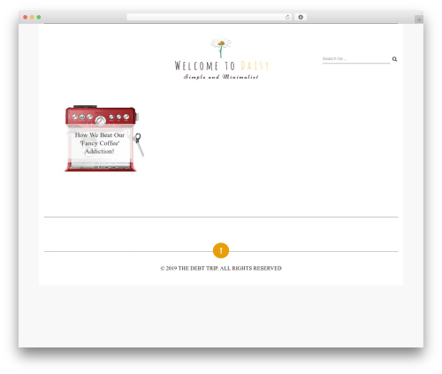 daisy WordPress theme - thedebttrip.com