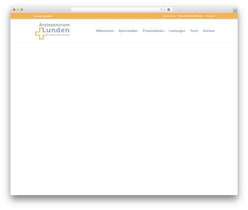 Divi theme WordPress - aerztezentrum-lunden.de