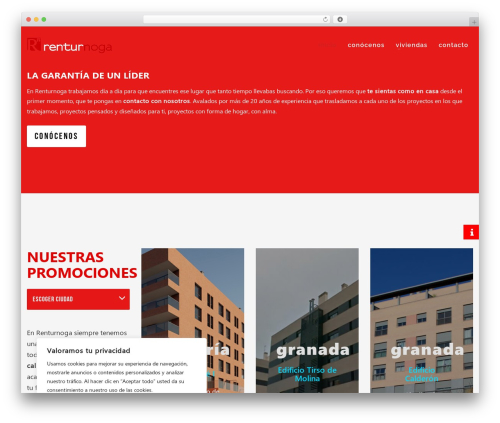 Side menu pro WordPress plugin - renturnoga.es