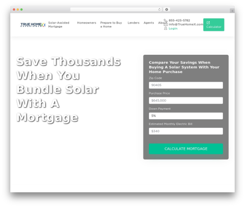 Levix WordPress theme - truehomex.com