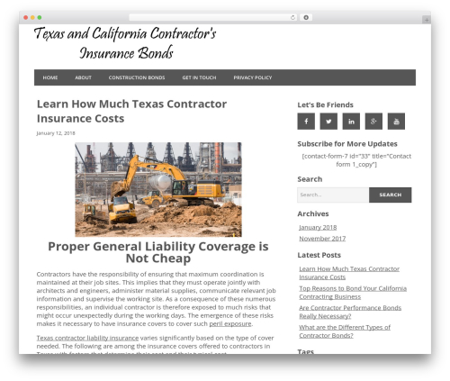 Minimize theme WordPress - digcaesarea.org