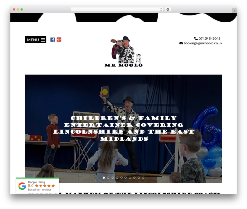 Mr Moolo WordPress theme - mrmoolo.co.uk