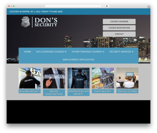 MSH Responsive (SASS) Theme premium WordPress theme - donssecurityservices.com