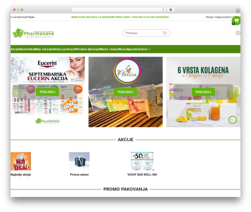 Pharma theme WordPress - zupharmanova.com