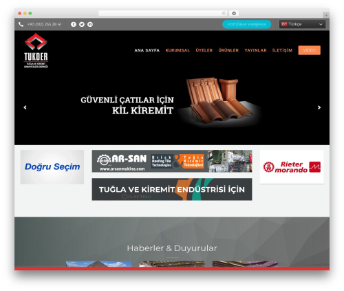Recycle WordPress theme - tukder.org.tr