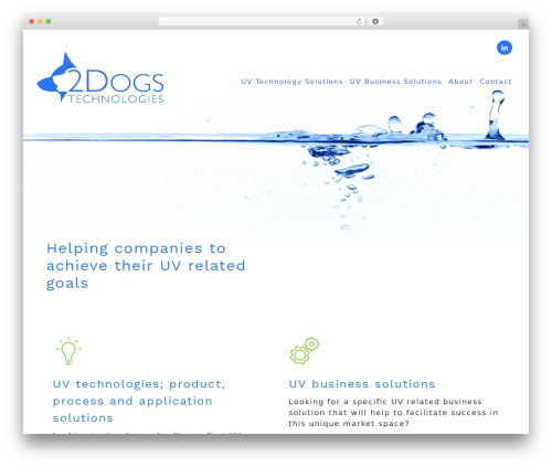 Redding WordPress theme - 2dogstech.com