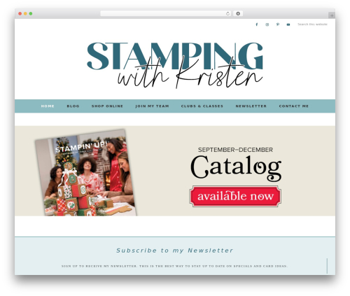 Refined Theme WordPress theme - stampingwithkristen.com