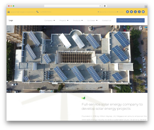 Solatec top WordPress theme - megapowerglobal.com