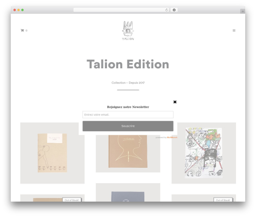 Soma WordPress theme - talion-edition.com