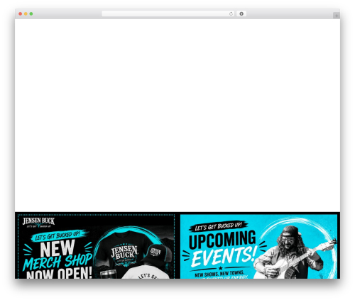 Sonaar theme WordPress - jensenbuckmusic.com